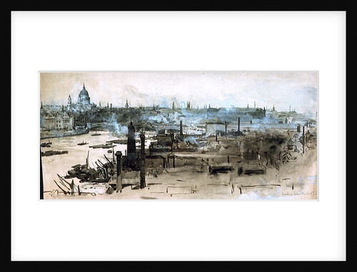 London from the Shot Tower by William Lionel Wyllie