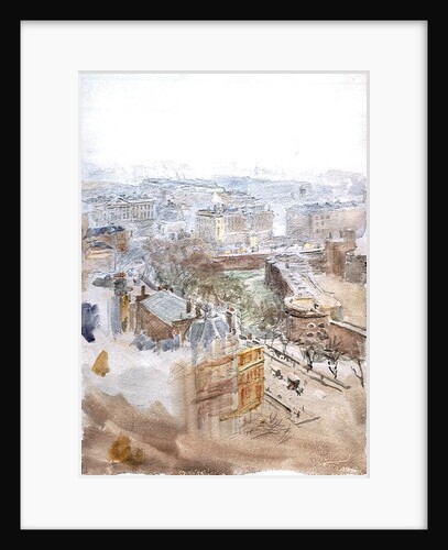Tower and roofs by William Lionel Wyllie
