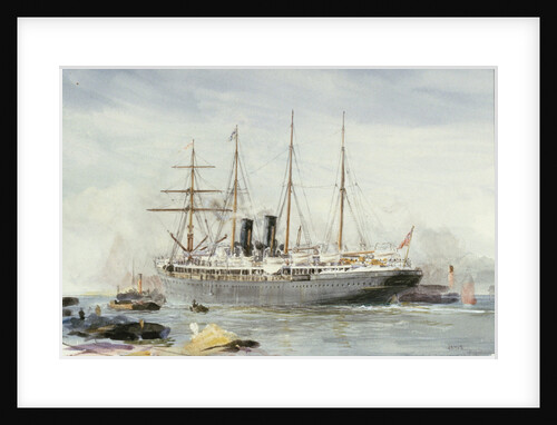 The Ormuz, Orient Line by William Lionel Wyllie