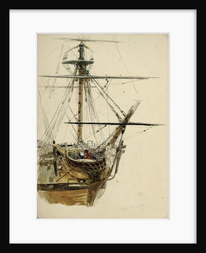 'Victory', lost in 1744 by Wyllie William Lionel