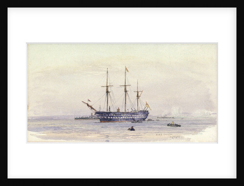 HMS 'Duncan' by William Lionel Wyllie
