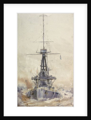 HMS 'Indefatigable' by William Lionel Wyllie
