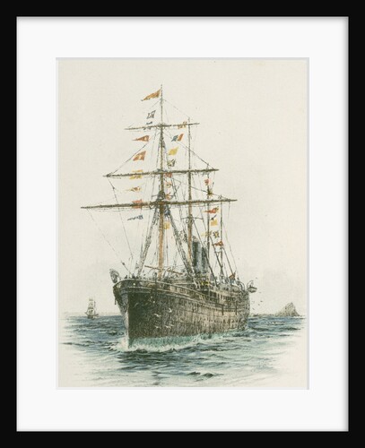 Orient Line passenger vessel Austral by William Lionel Wyllie