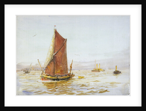 Barge by William Lionel Wyllie