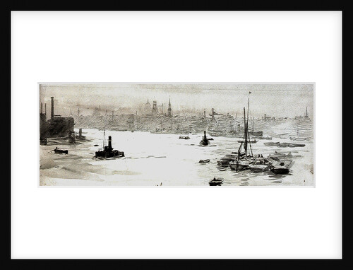 City from Limehouse by William Lionel Wyllie