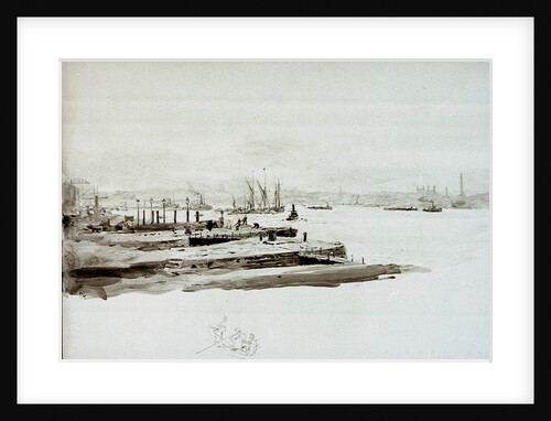 Docks by William Lionel Wyllie