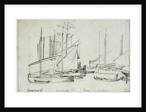 Trabaccoli from my window by Edward William Cooke