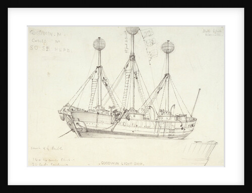 Goodwin light ship by Edward William Cooke