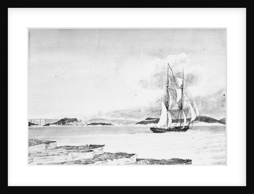 Sketch of the harbour town and amphitheatre of Pola, 7 February 1813 by William Innes Pocock