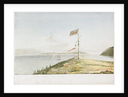 The Islands of Lessina & Brazza - from Hostes Island, Entrance of Port St George, Lissa by William Innes Pocock