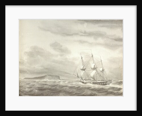 Cape Molo, Minorca and HMS 'Menelaus' by William Innes Pocock
