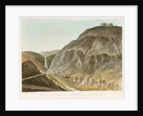 No 2, View of the High Knowle, & Waterfall at the head of James's Valley by William Innes Pocock