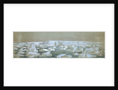 Part of the South Polar Barrier, 2 February 1841 by J.E. Davis