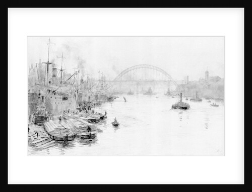 New Bridge, Newcastle by William Lionel Wyllie