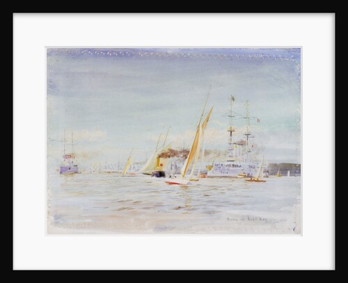 German fleet, Kiel by William Lionel Wyllie