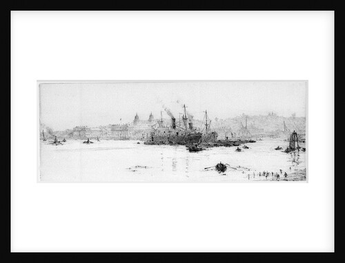 Sugar boats, Greenwich reach by William Lionel Wyllie