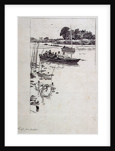 On Upper Thames by William Lionel Wyllie