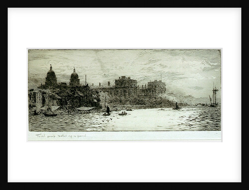 The river at Greenwich by William Lionel Wyllie