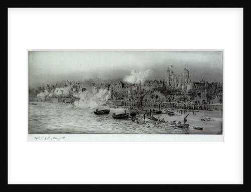 Royal Salute, Tower of London by William Lionel Wyllie