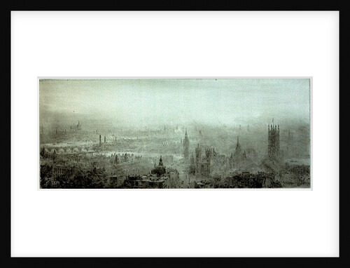 Panoramic view of London by William Lionel Wyllie