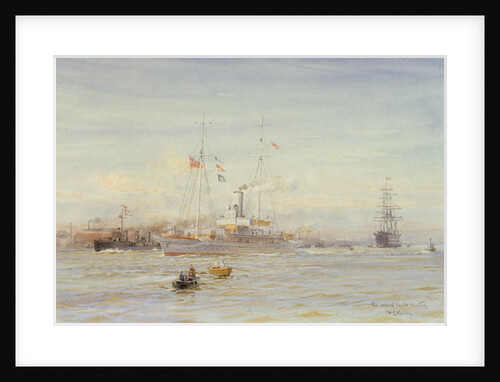 The armed yacht 'Portia' by William Lionel Wyllie