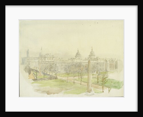 Royal Naval College, Greenwich; a study from the north-west by William Lionel Wyllie