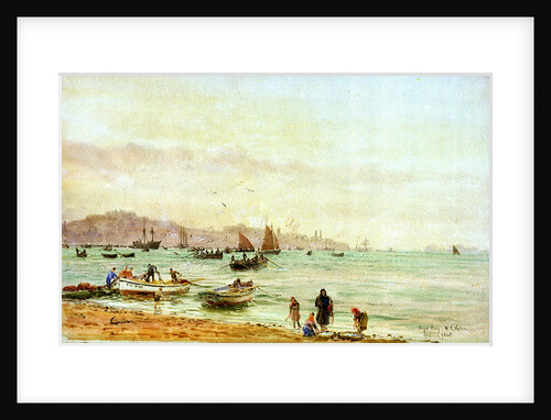 Vigo Bay fishing fleet by William Lionel Wyllie
