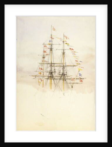 Masts of HMS 'Victory' by William Lionel Wyllie