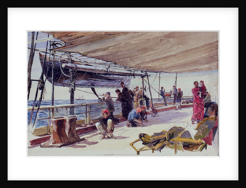 Aboard the Garonne in the West Indies by William Lionel Wyllie