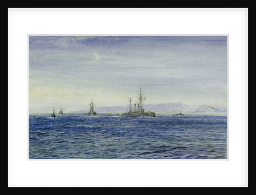 HMS 'Albemarle' in the Moray Firth by William Lionel Wyllie