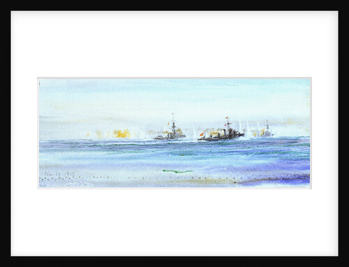 An Action on November 17th, 1917 by William Lionel Wyllie