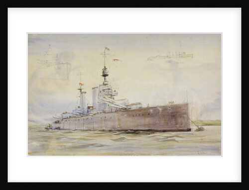 HMS 'Lion' by William Lionel Wyllie