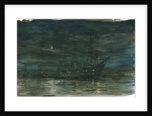HMS Exmouth by William Lionel Wyllie