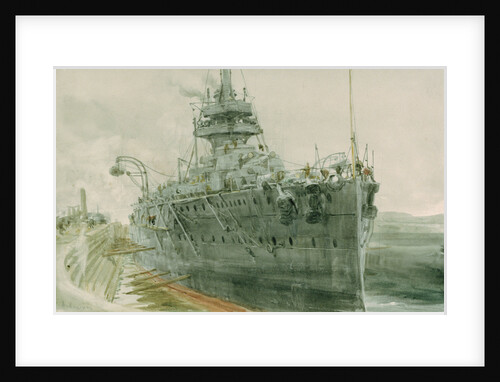 HMS 'Audacious' by William Lionel Wyllie