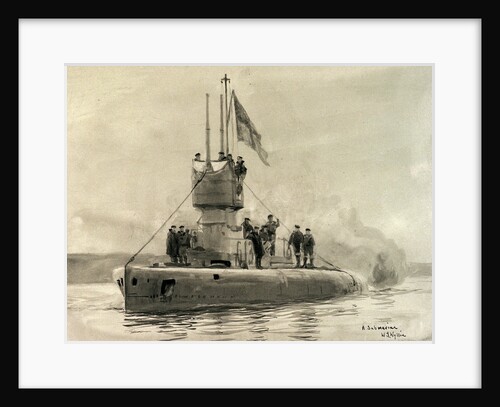 Submarine 'G.13' by William Lionel Wyllie