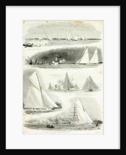 Big yacht race, Thames by William Lionel Wyllie