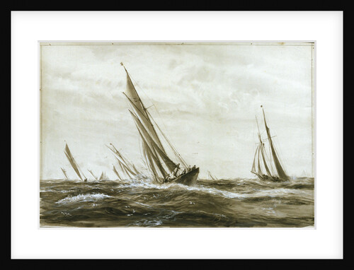 Yachts racing by William Lionel Wyllie