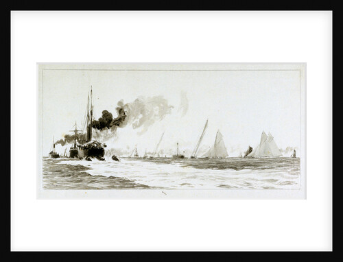 Yachts and steamers by William Lionel Wyllie