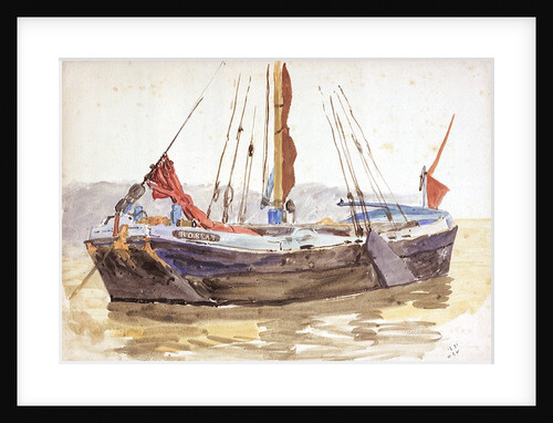 Thames sailing barge by William Lionel Wyllie