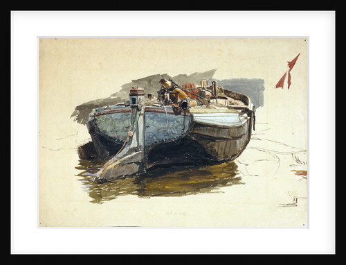 Thames sailing barge by William Lionel Wyllie