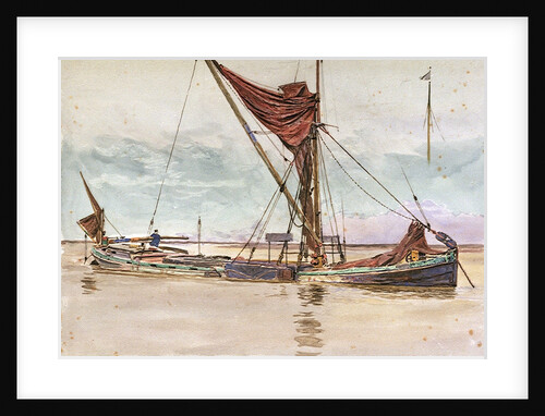 Thames barge by William Lionel Wyllie