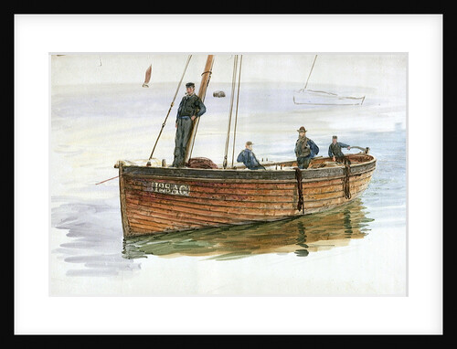 A Loch Fyne Herring Skiff by William Lionel Wyllie