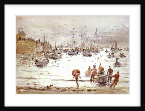 Landing Fish at St Ives by William Lionel Wyllie