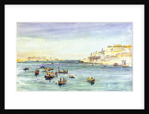 Grand Harbour, Valletta, Malta by William Lionel Wyllie