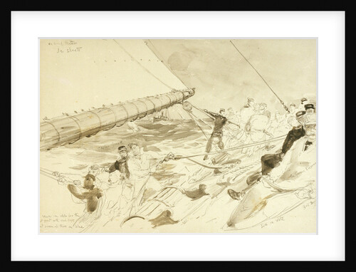 On board the German Emperor's yacht 'Meteor' by William Lionel Wyllie