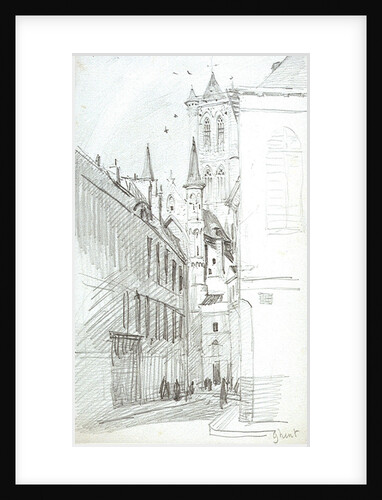 The St Nicholas Church in Ghent by William Lionel Wyllie