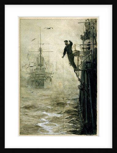 Feeling the way in fog by William Lionel Wyllie