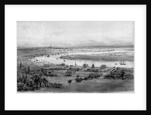 Greenwich Park (View from, over London) by William Lionel Wyllie