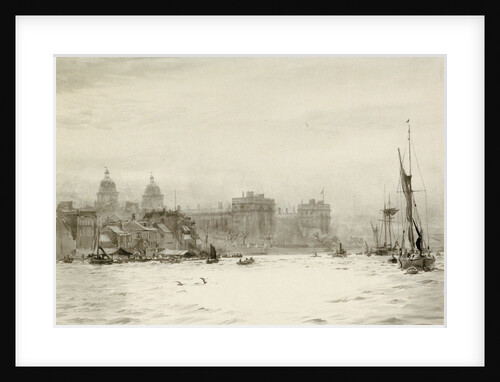Shipping in Greenwich Reach by William Lionel Wyllie
