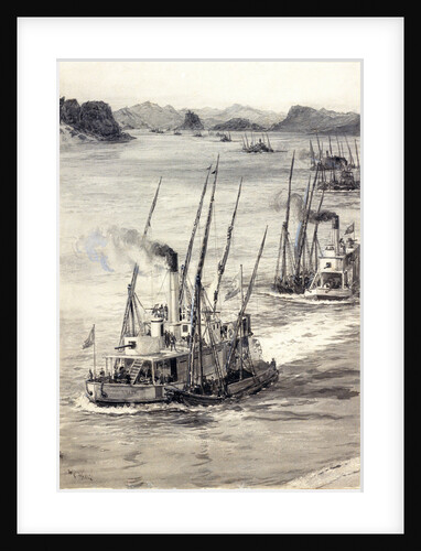 Nile gunboats by William Lionel Wyllie